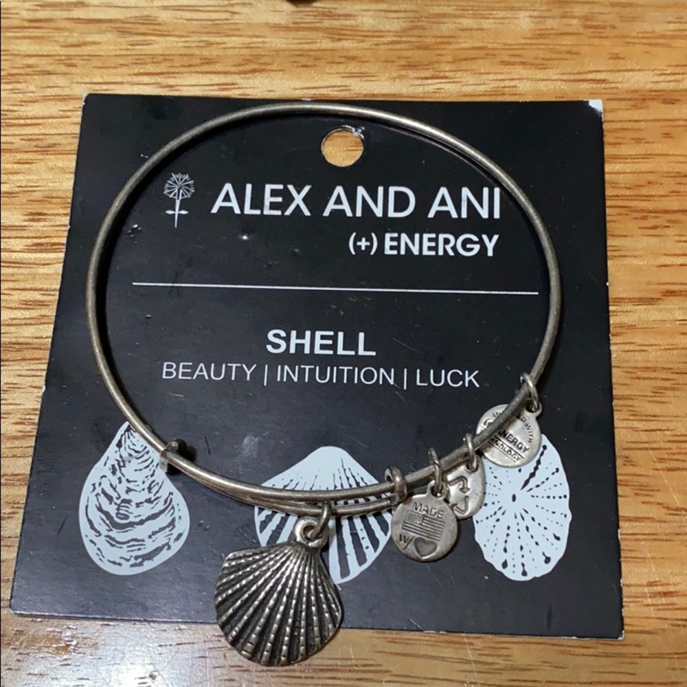 Alex and Ani shell bangle